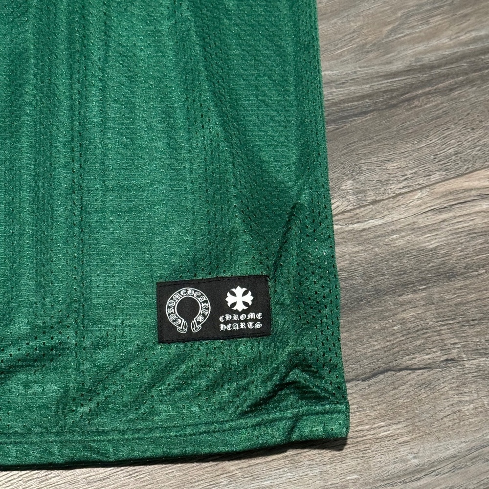 Chrome Hearts Green Mesh Long Sleeve Jersey - Picture 6 of 7